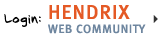 Login: Hendrix Web Community