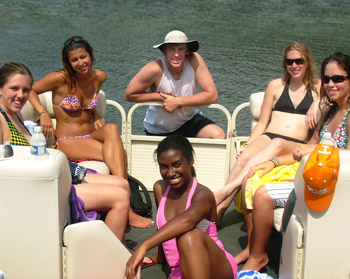 Waterskiing at Brady Mountain.JPG
