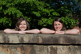 Jo Claire and Emily