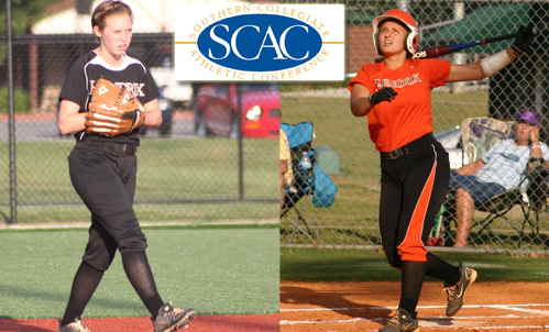 Sophomore Catelyn Gibbs and junior Ashley Halbert