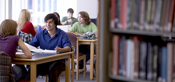 Students in Library