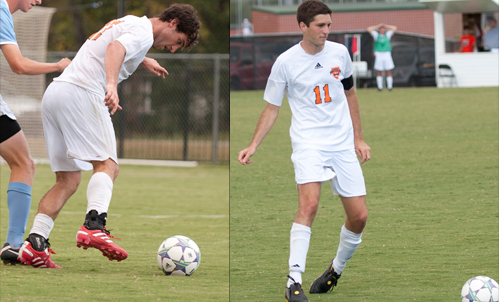 Junior forward Connor Silvestri and senior forward Duncan Keegan