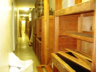 Down the hall ...