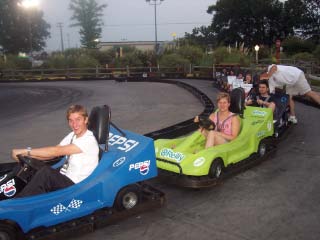 Students enjoy go-carts