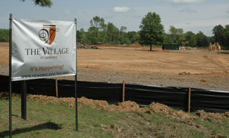 Village construction starts
