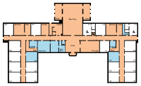 Galloway Hall Floor Plans - 1st Floor