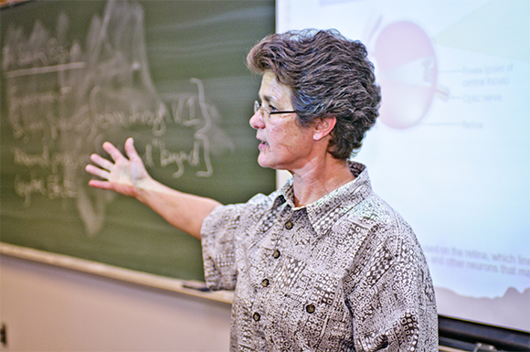 Dr Terri Bonebright in class