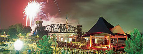 Fireworks over Little Rock