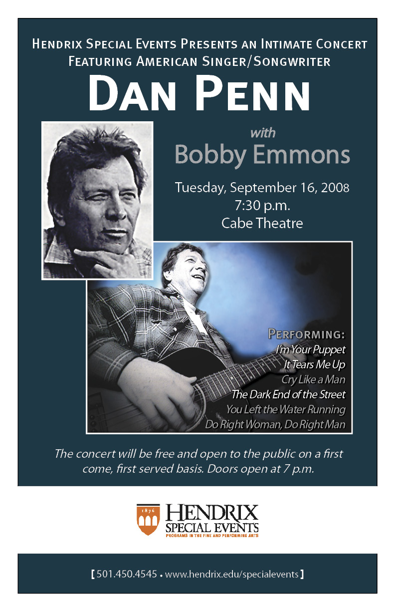 Dan Penn and Bobby Emmons poster Dan Penn and Bobby Emmons poster
