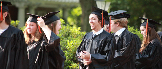 Commencement banner Commencement banner