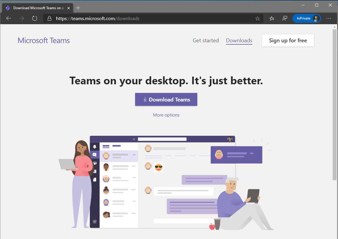Teams on Windows and Mac