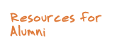 Resources for Alumni