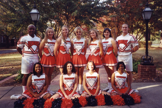 Cheerleaders Hendrix College