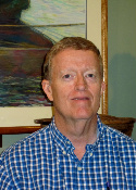 Dr. Sutherland in the Murphy library Dr. Sutherland in the Murphy library